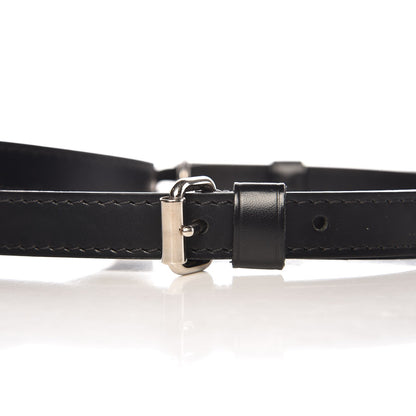 Louis Vuitton Calfskin 16mm Adjustable Shoulder Strap Black 2 of 4