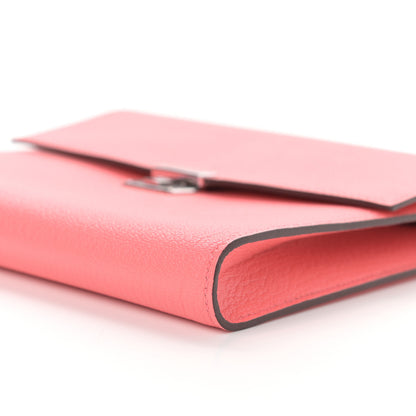 Hermes Chevre Mysore Clic 16 Wallet Rose Ete 9 of 10