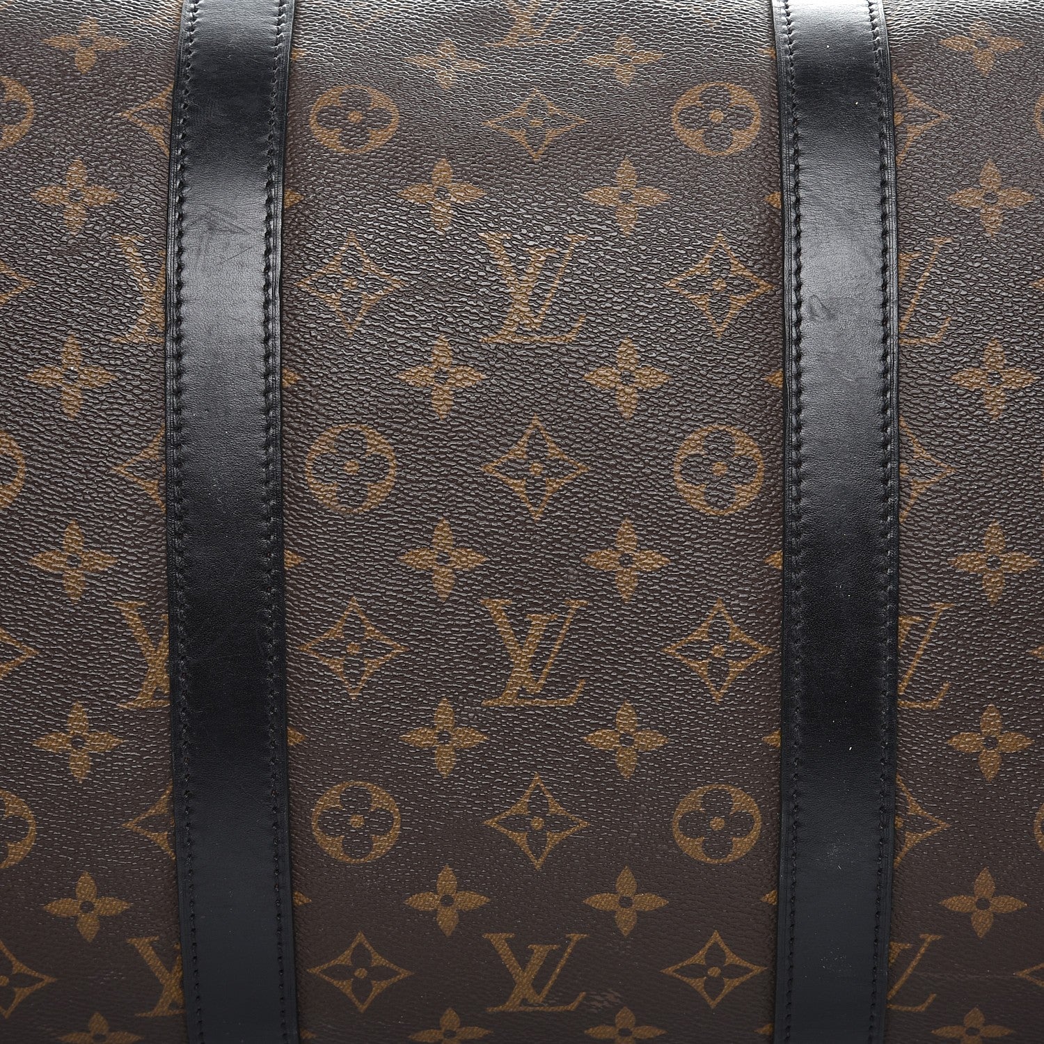 Louis Vuitton Monogram Macassar Keepall Bandouliere 55 11 of 12