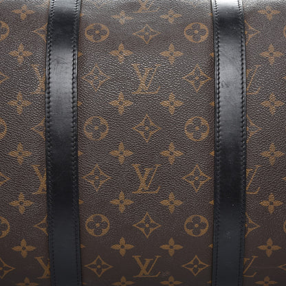 Louis Vuitton Monogram Macassar Keepall Bandouliere 55 11 of 12