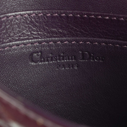 Christian Dior Patent Cannage Lady Dior Pochette Purple 6 of 9