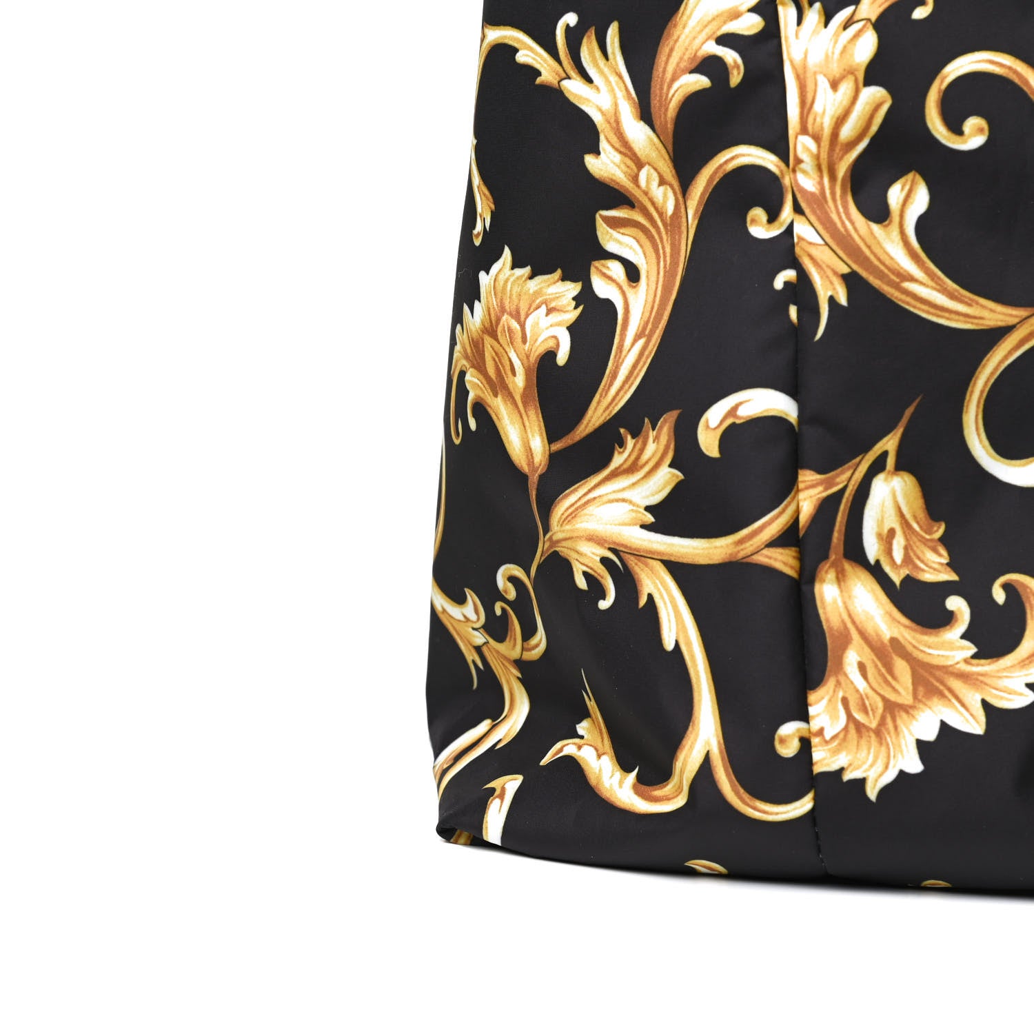 Versace Nylon Baroque Print Tote Black 16 of 16