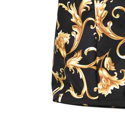 Versace Nylon Baroque Print Tote Black 16 of 16