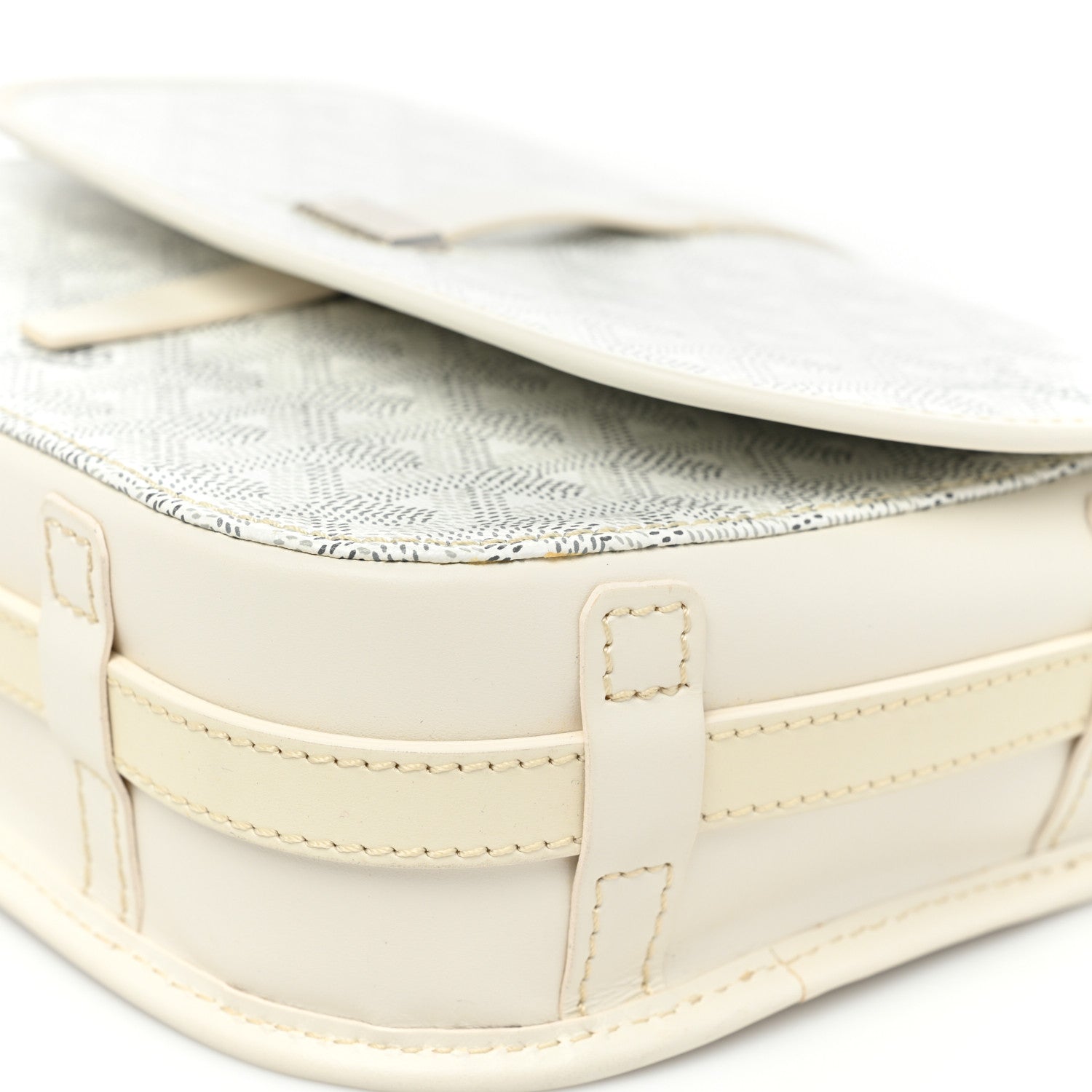 Goyard Goyardine Belvedere II PM Messenger Bag White 9 of 10