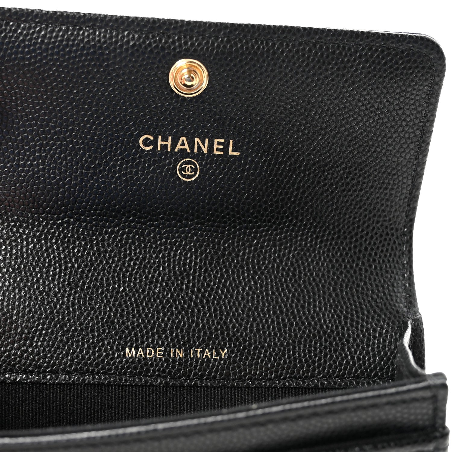 Chanel Caviar Quilted Boy Flap Card Holder Black 7 of 8