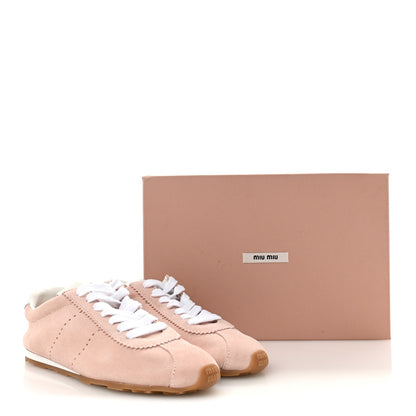 Miu Miu Scamosciato Womens Plume Sneakers 36.5 Orchidea 10 of 10
