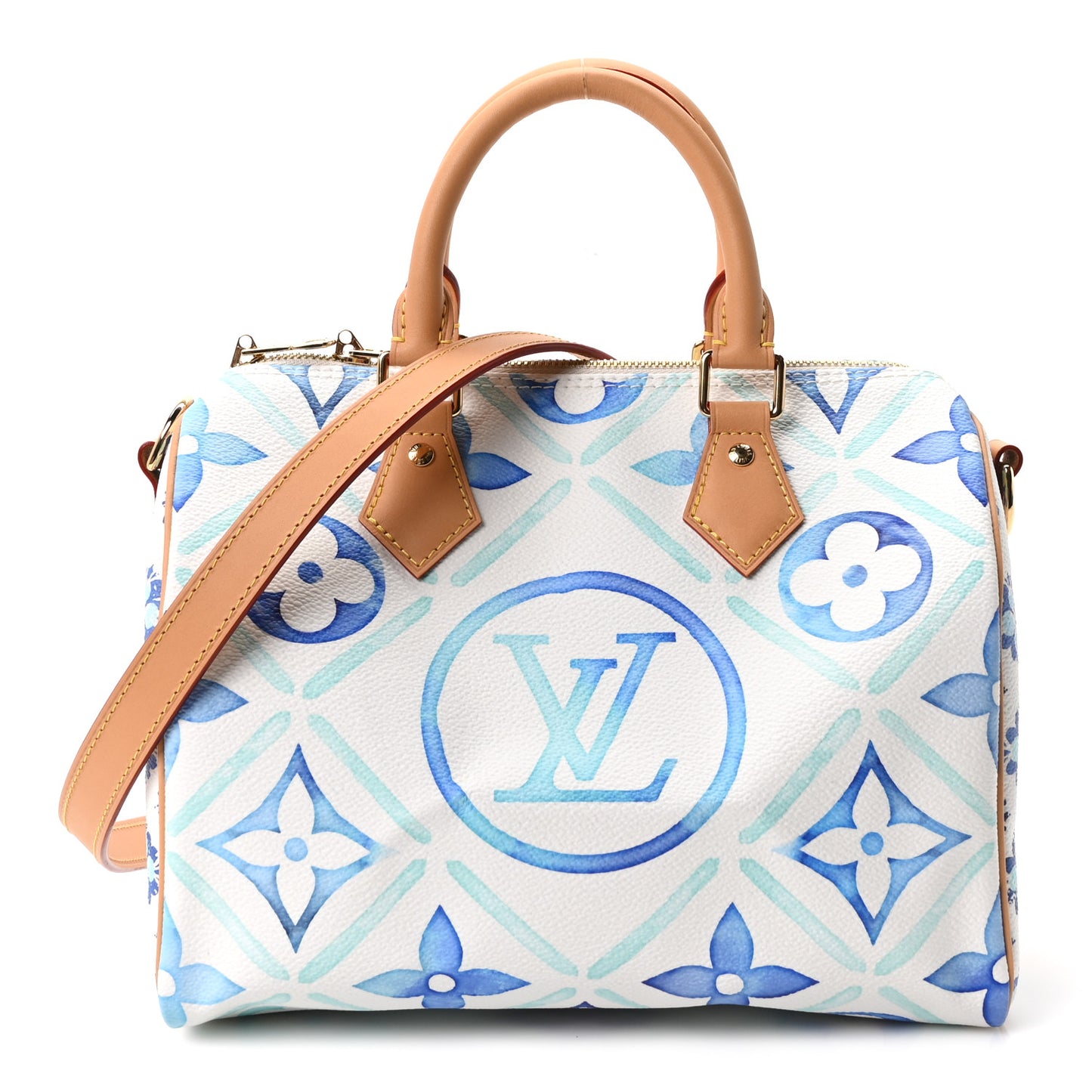 Monogram Tiles By The Pool Speedy Bandouliere 25 Lagoon Blue