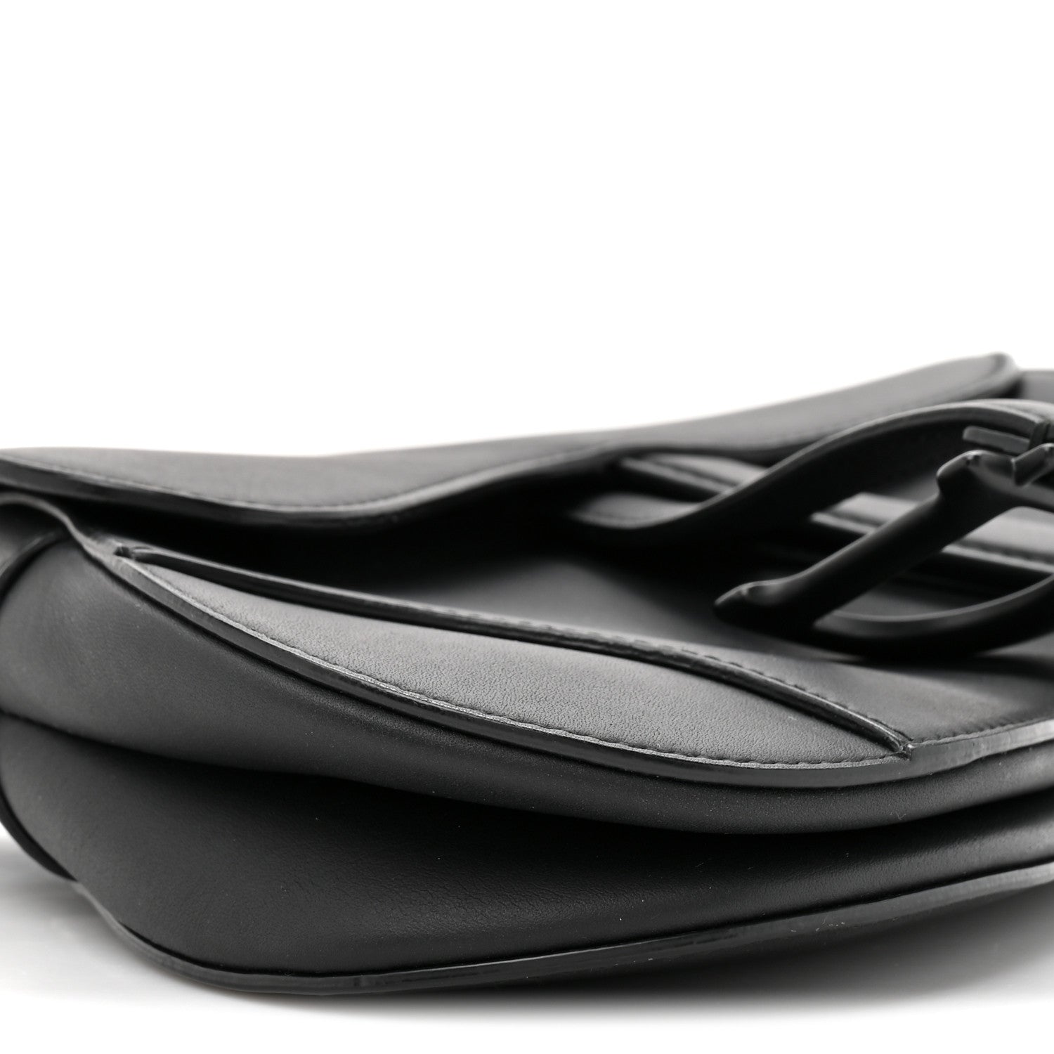 Christian Dior Ultra Matte Calfskin Mini Saddle Bag Black 10 of 10