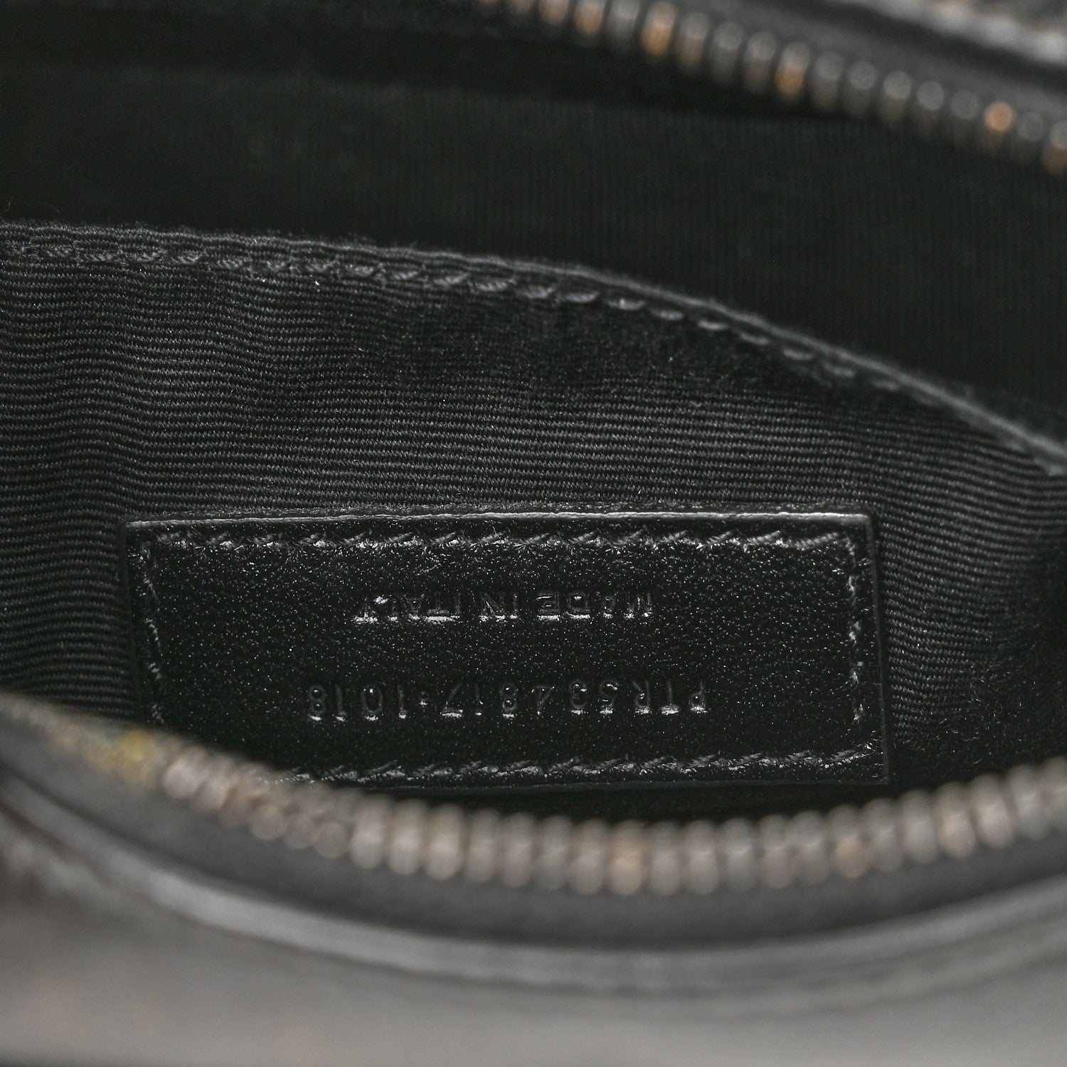 Saint Laurent Calfskin Matelasse Monogram Lou Belt Bag Black 7 of 11