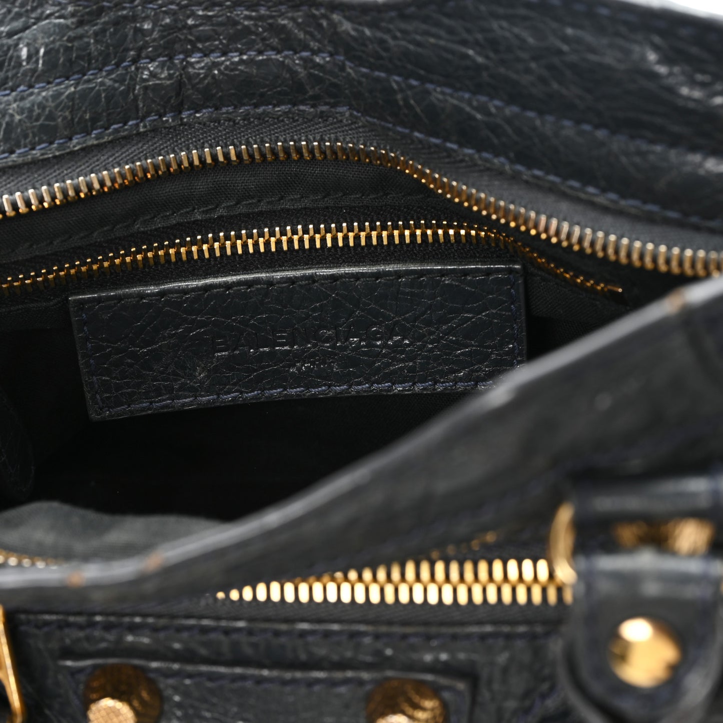 Agneau Giant 12 Gold Hardware Mini City Anthracite