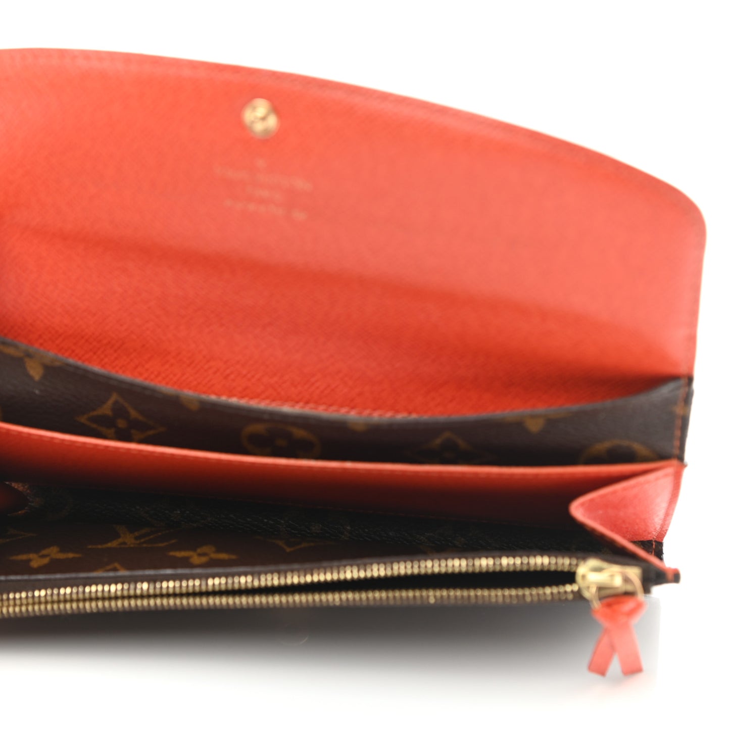 Monogram Emilie Wallet Piment