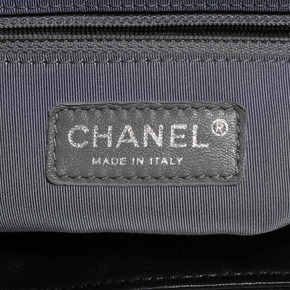 Chanel Washed Lambskin Quilted Medium Chain Around Messenger Black 6 of 8