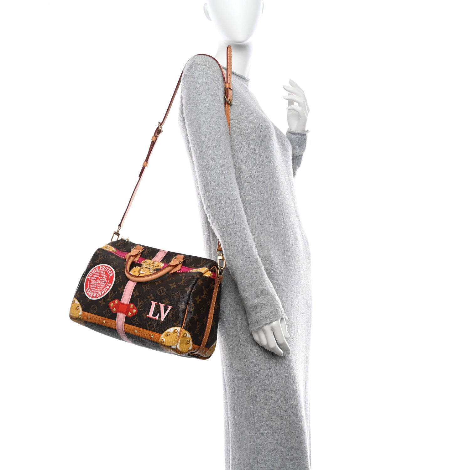 Louis Vuitton Monogram Summer Trunks Speedy Bandouliere 30 2 of 11