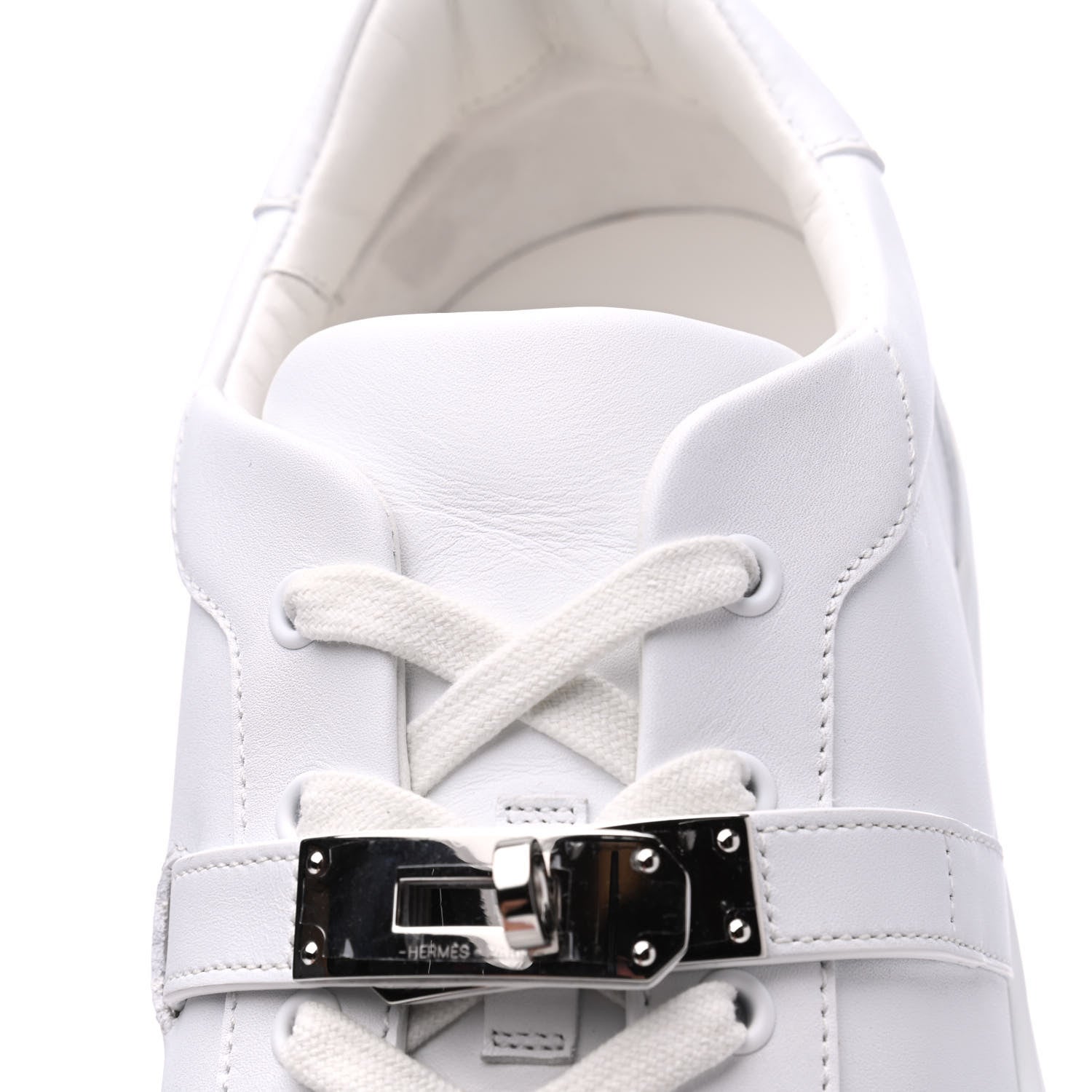 Hermes Calfskin Mens Day Sneakers 44 White 2 of 12