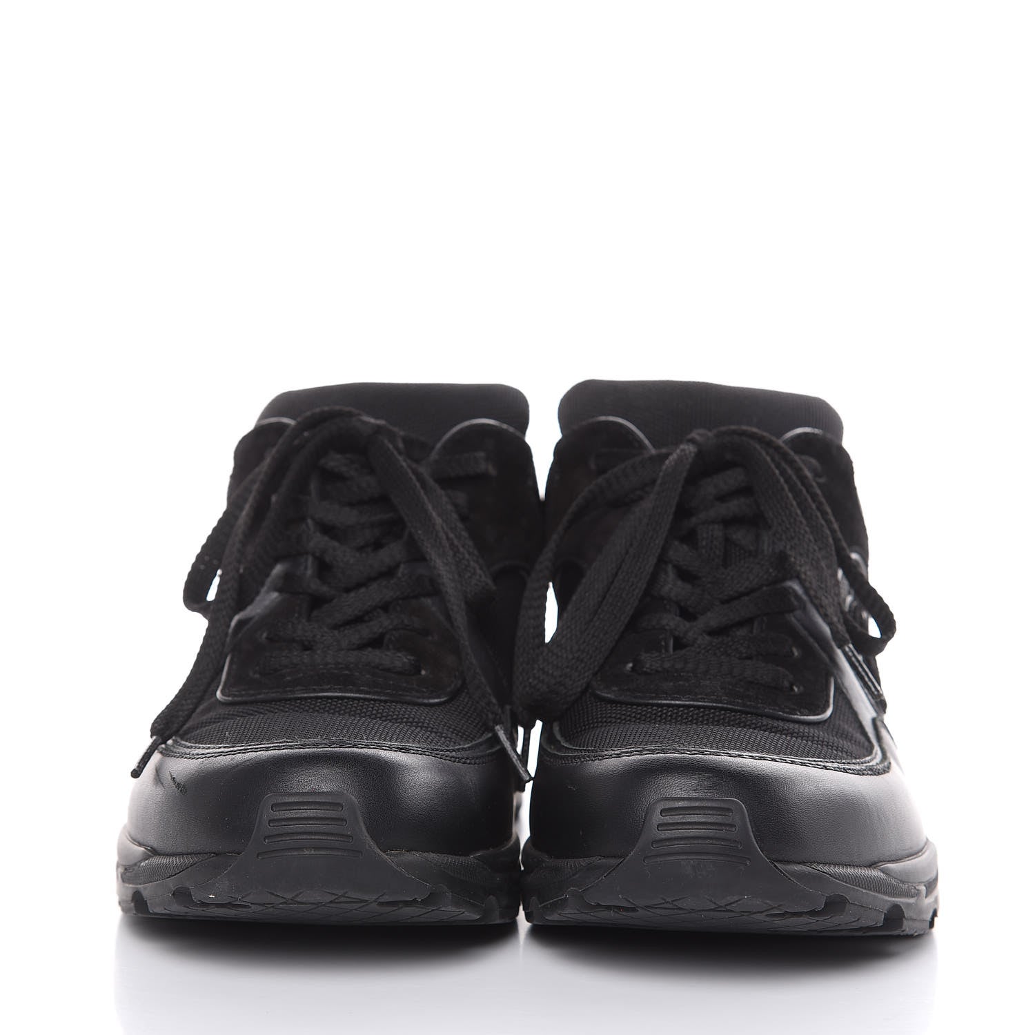 Chanel Toile Suede Calfskin CC Sneakers 39 Black 2 of 11