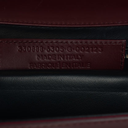 Balenciaga Smooth Calfskin Le Dix M Cartable Shoulder Bag Aubergine 7 of 7