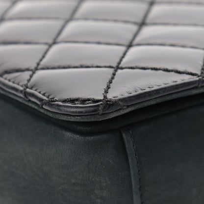 Chanel Glazed Calfskin Quilted Medium Day Trip Flap Black 7 of 14