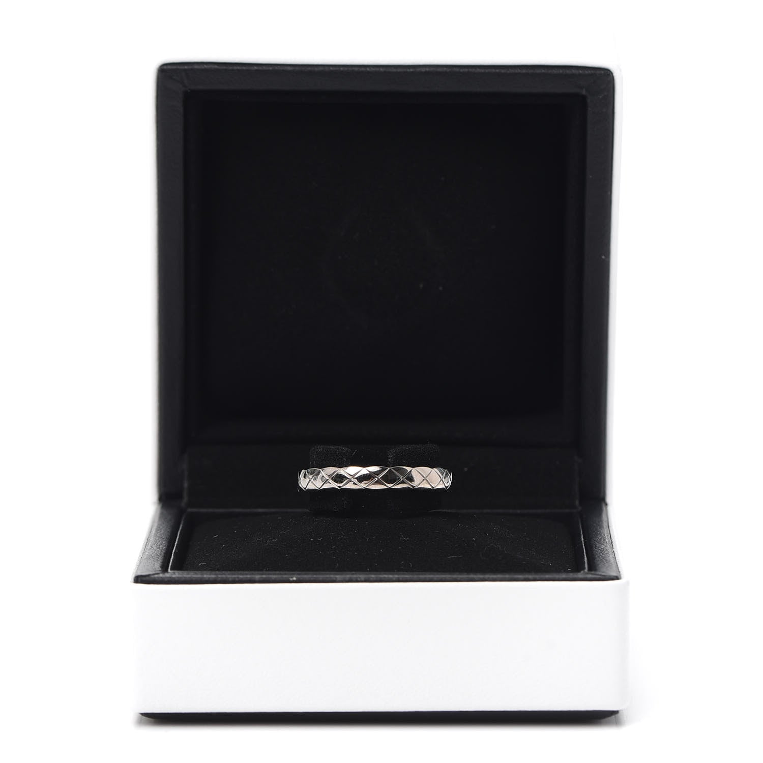 Chanel 18K White Gold Mini Coco Crush Ring 54 6.75 5 of 5