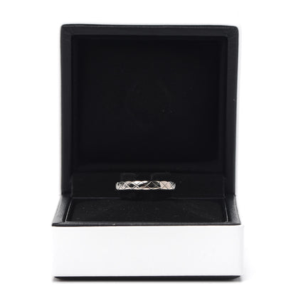 Chanel 18K White Gold Mini Coco Crush Ring 54 6.75 5 of 5
