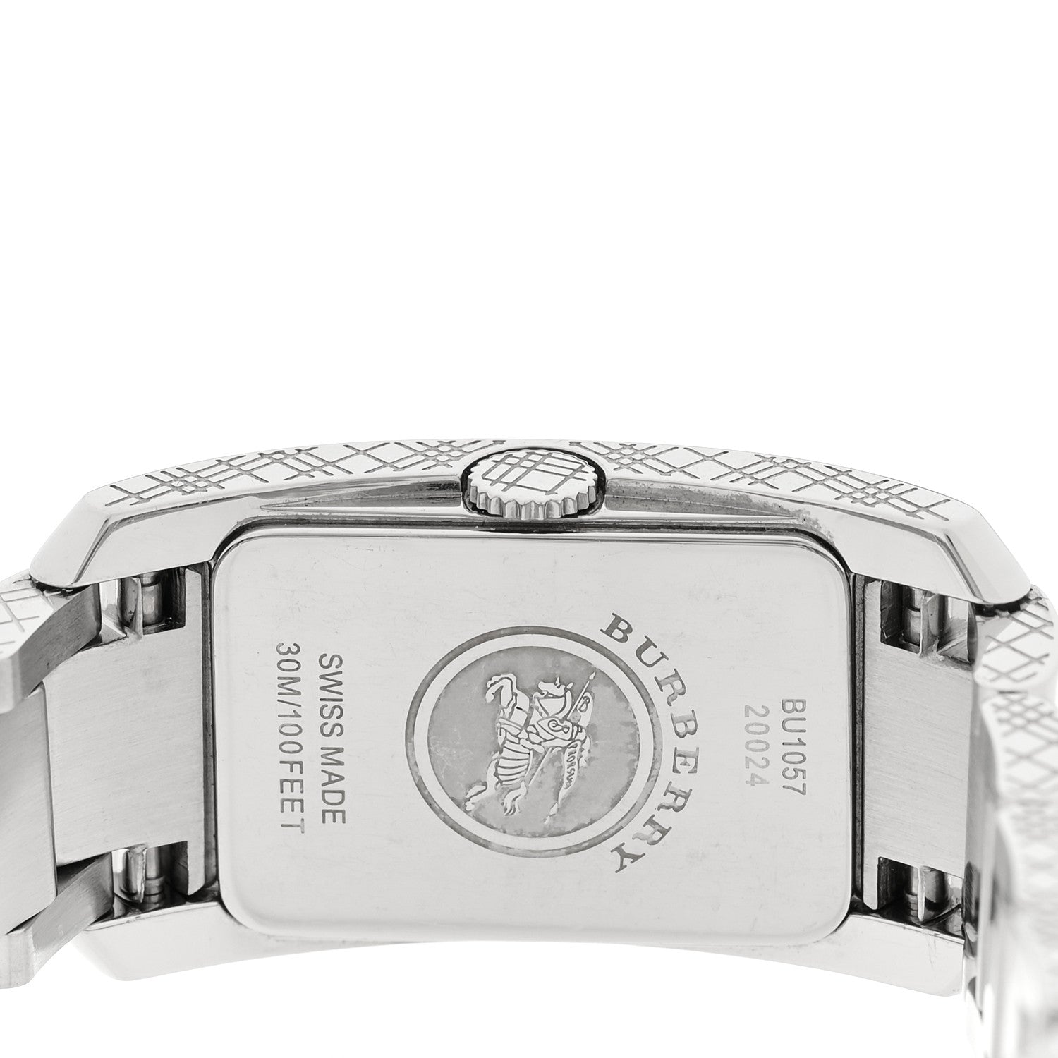 Burberry Stainless Steel 20mm Heritage Quartz Watch Silver BU1057