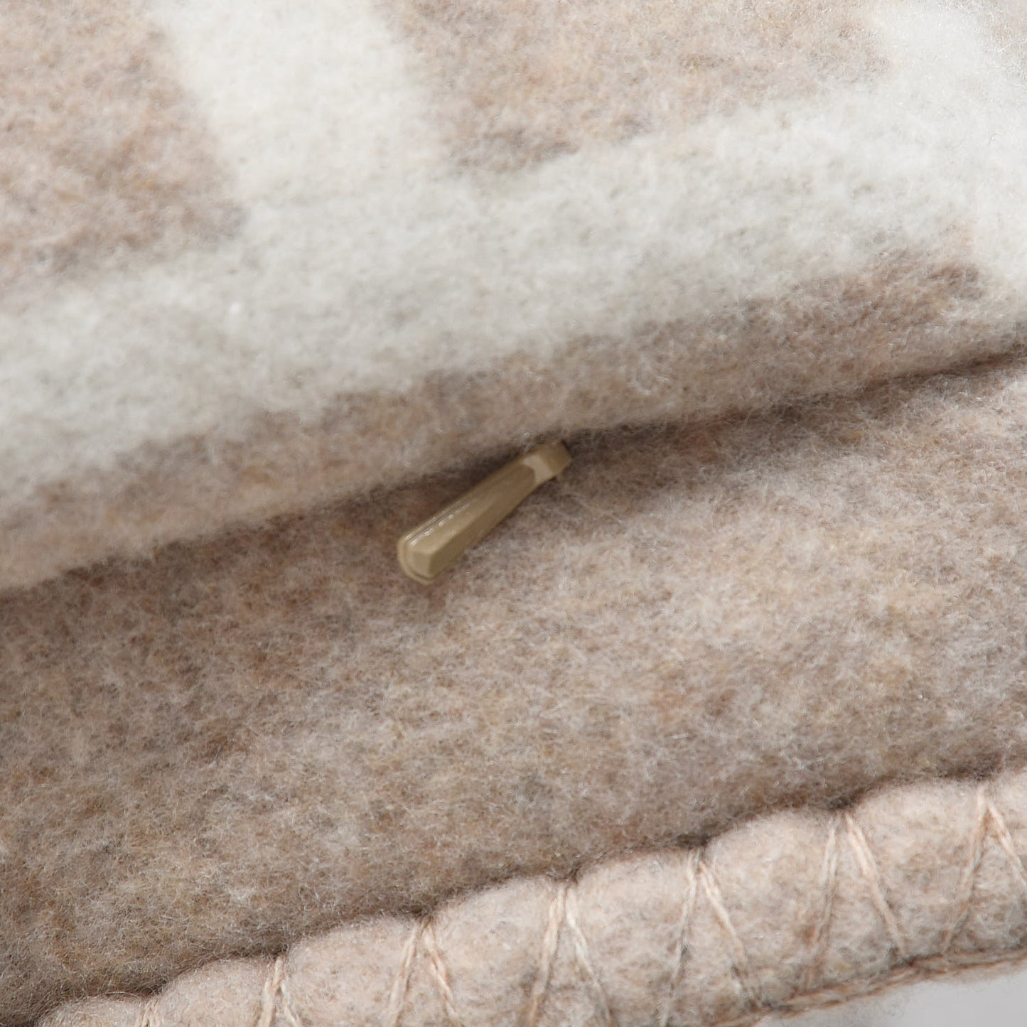 Wool Cashmere Avalon III Pillow PM Coco Camomille
