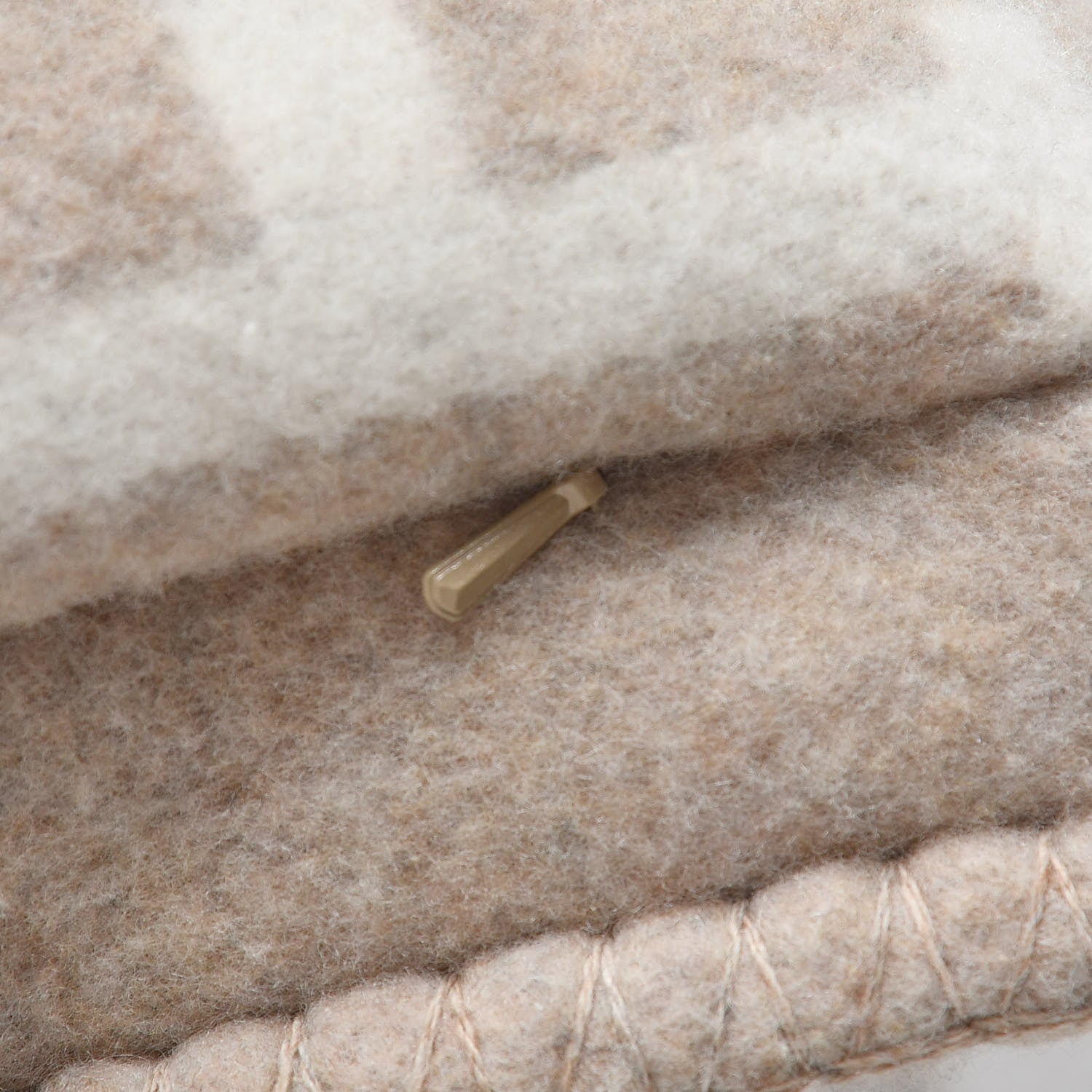 Hermes Wool Cashmere Avalon III Pillow PM Coco Camomille 5 of 5