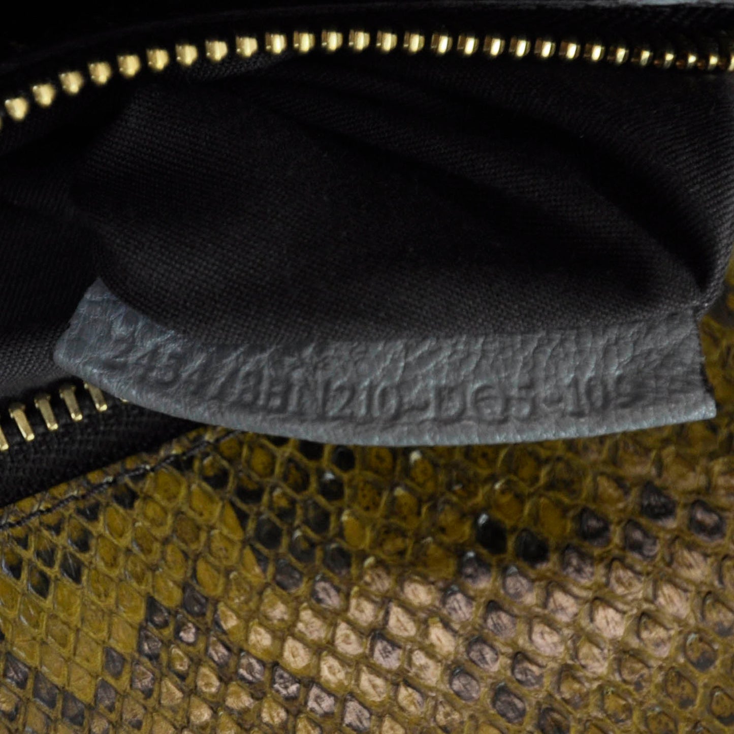 Goatskin Python Large Peekaboo Iconic Satchel