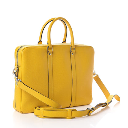 Louis Vuitton Taiga Porte Documents Voyage PM Yellow Altair 3 of 9