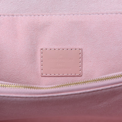 Louis Vuitton Damier Ebene Caissa Clutch Rose Ballerine 6 of 10