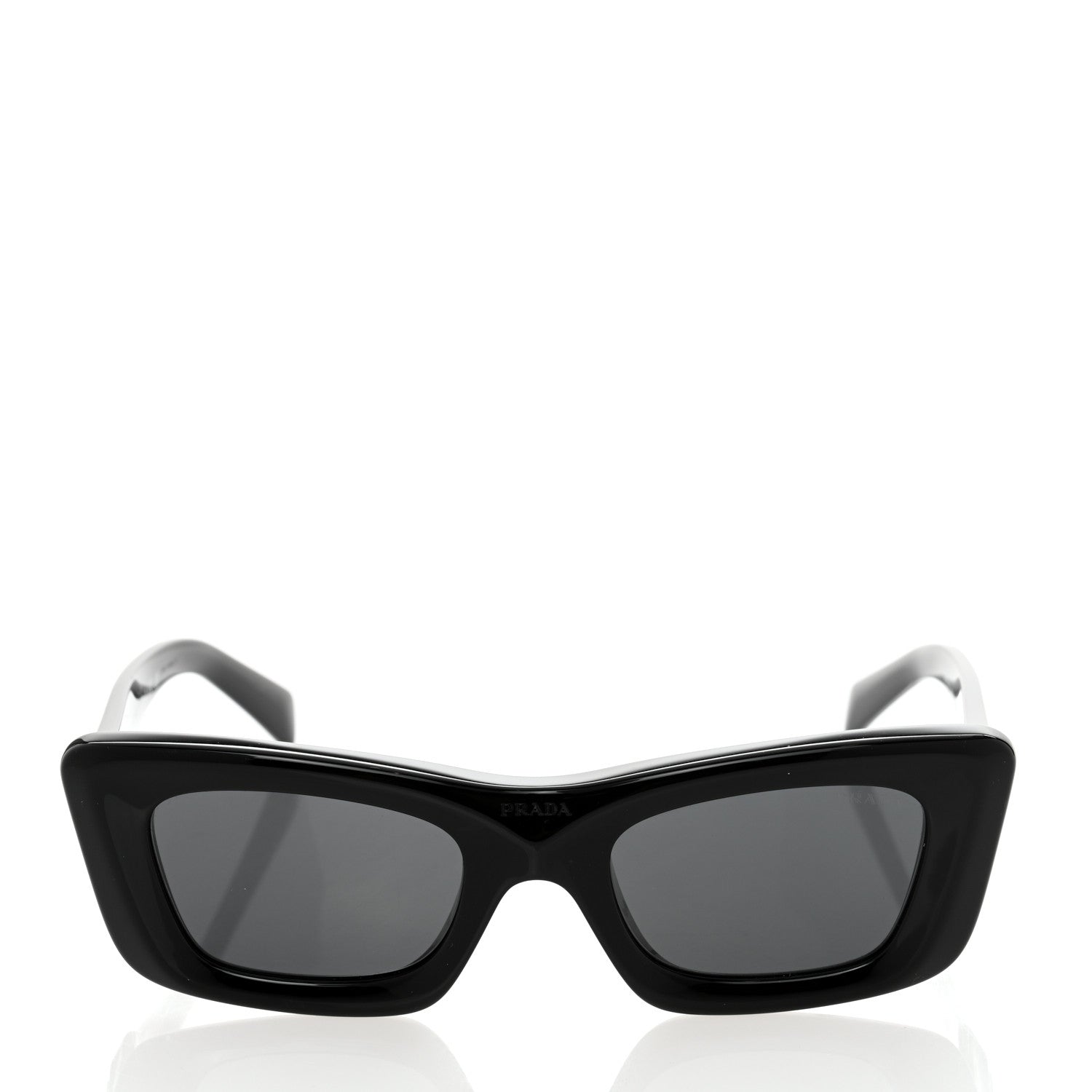 Prada Acetate Symbole Sunglasses SPR 13Z Black 2 of 7