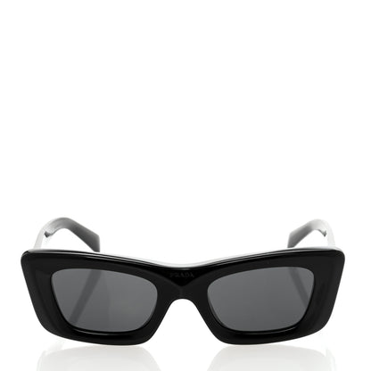 Prada Acetate Symbole Sunglasses SPR 13Z Black 2 of 7