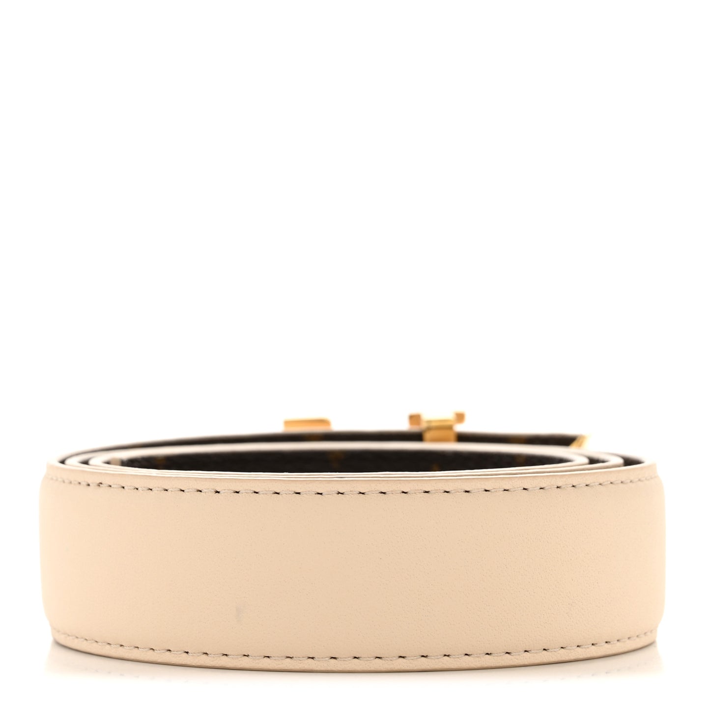 Monogram 30mm Pretty LV Reversible Belt 80 32 Beige
