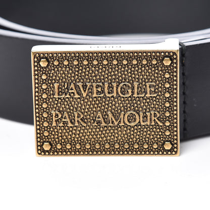 Gucci Calfskin Belt 90 36 Black 5 of 7