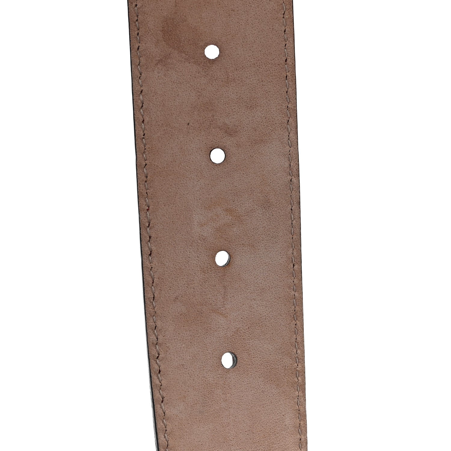 Gucci Guccissima Signature Interlocking G 40mm Belt 85 34 Hibiscus Red 4 of 4
