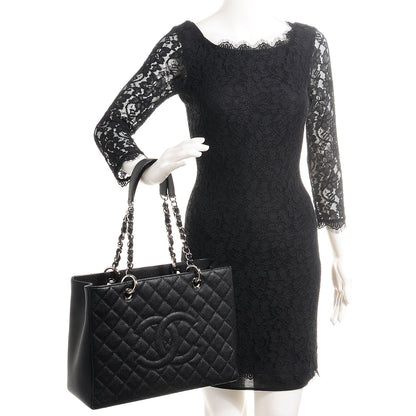 Chanel Caviar Grand Shopping Tote GST Black 2 of 8