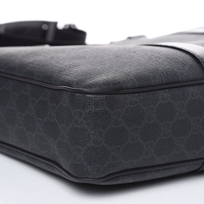 Gucci GG Supreme Monogram Briefcase Black Grey 5 of 15