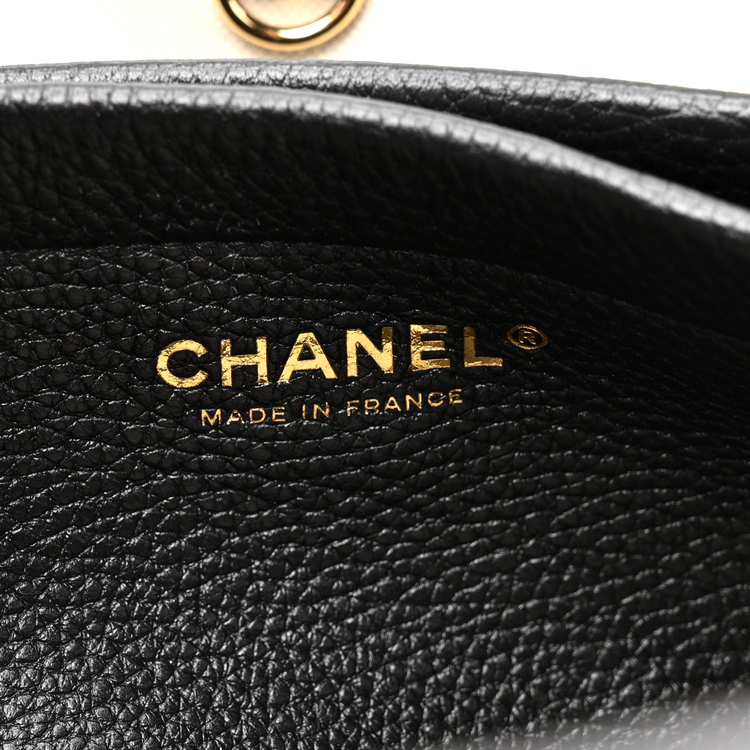 Chanel Grained Calfskin Stitched Urban Essentials Small Shopping Bag Black 6 of 10