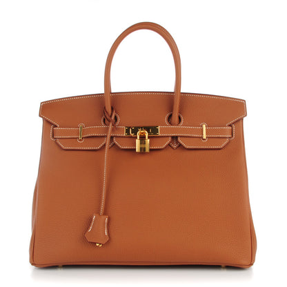 Hermes Togo Birkin 35 Gold 1 of 19