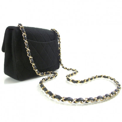 Chanel Jersey Quilted Mini Flap Black 3 of 11