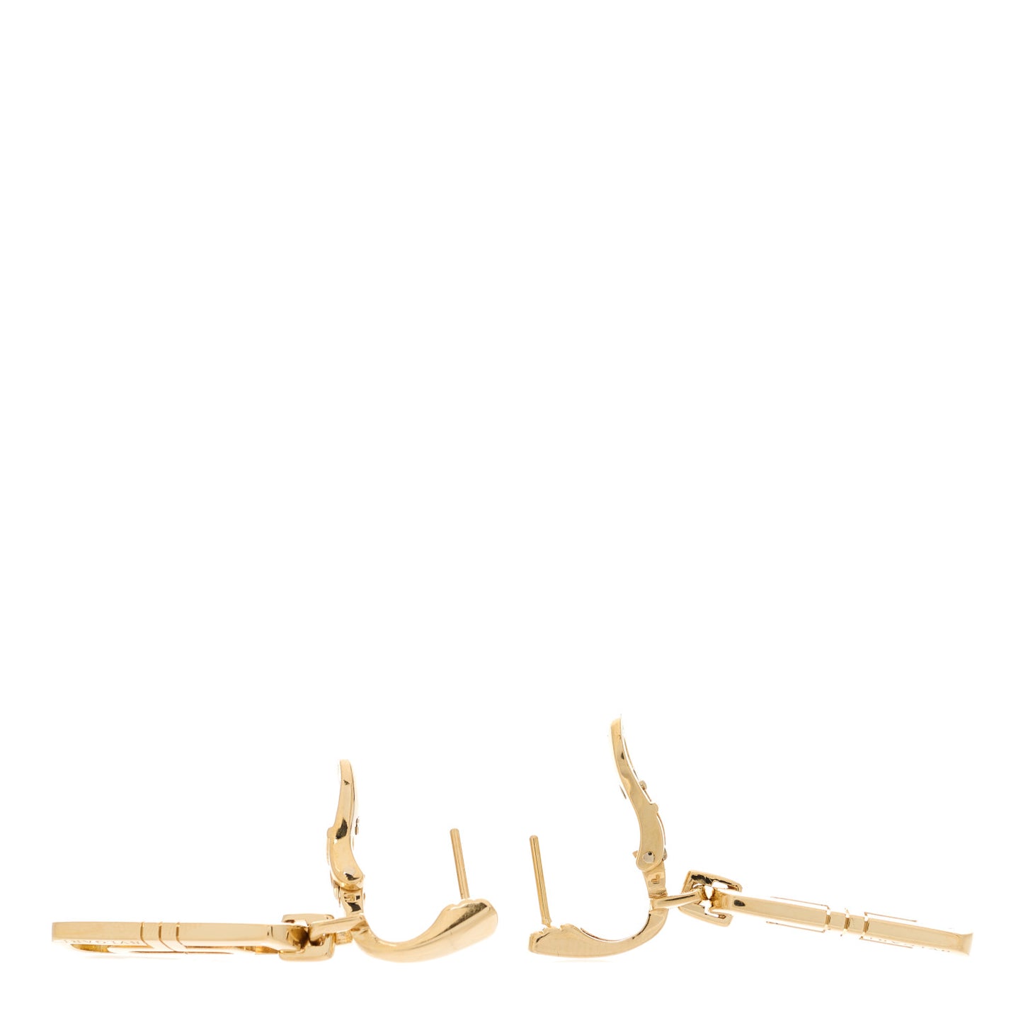 18K Yellow Gold Parentesi Drop Earrings