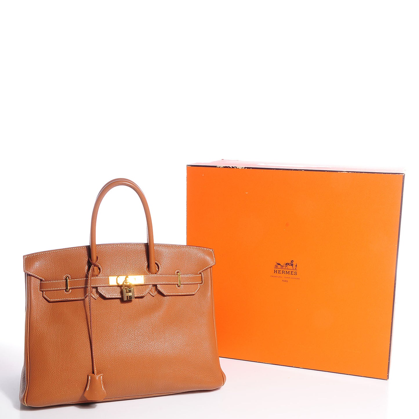 Togo Birkin 35 Gold