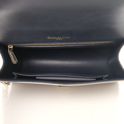 Christian Dior Metallic Patent Micro-Cannage Medium Diorama Flap Bag Gold 4 of 4