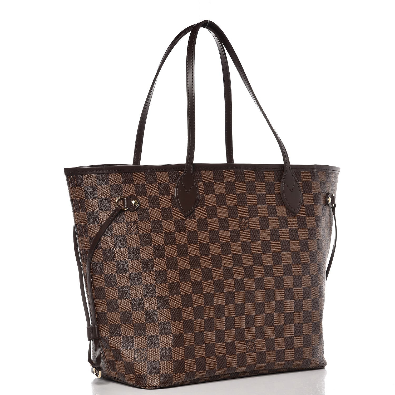 Louis Vuitton Damier Ebene Neo Neverfull MM Rose Ballerine 3 of 8