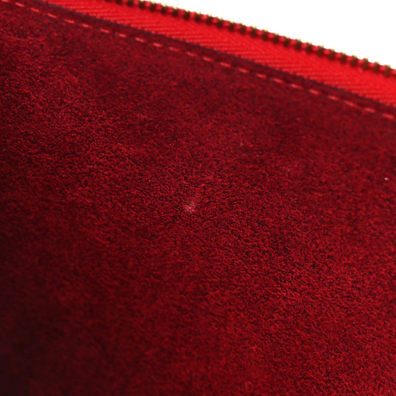 Louis Vuitton Epi Pochette Accessories 24 Castillan Red 7 of 7