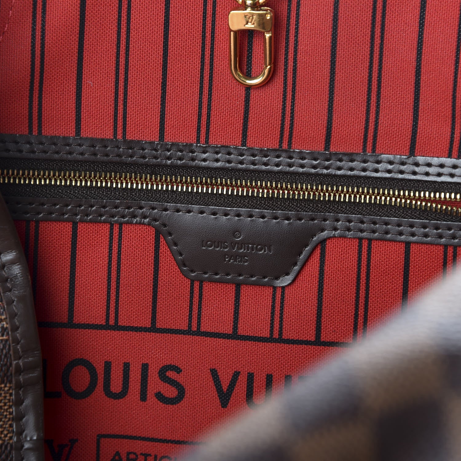 Louis Vuitton Damier Ebene Neo Neverfull MM 6 of 10