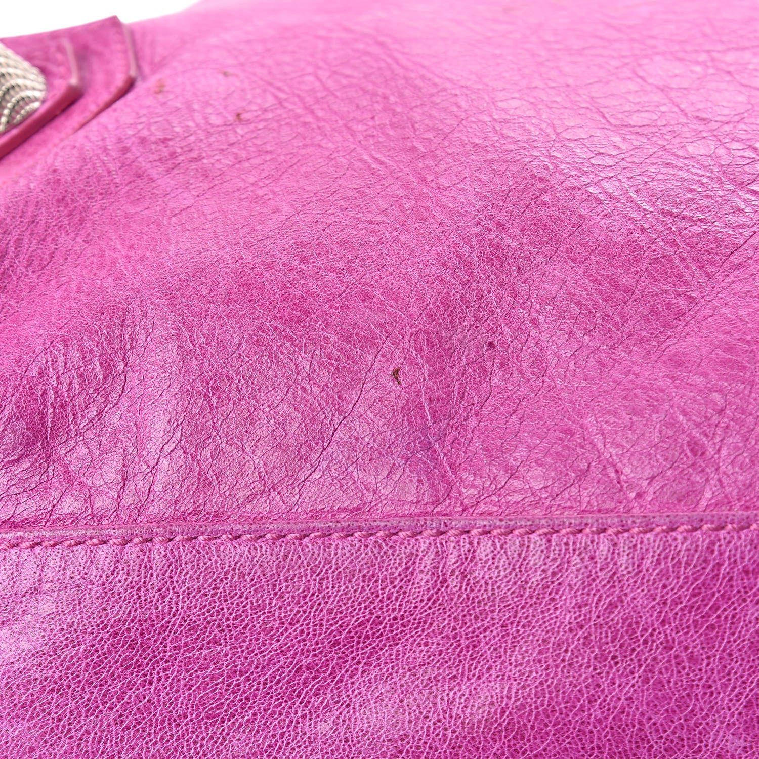 Balenciaga Agneau Giant 21 Silver Hardware Weekender Magenta 13 of 32