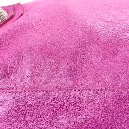 Balenciaga Agneau Giant 21 Silver Hardware Weekender Magenta 13 of 32