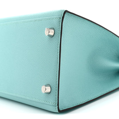 Hermes Epsom Kelly Sellier 28 Bleu Atoll 10 of 11