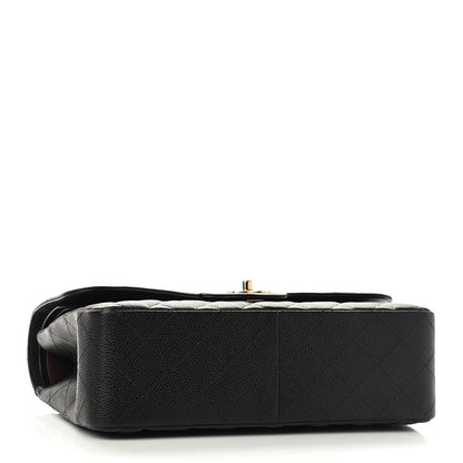 Chanel Caviar Quilted Jumbo Double Flap Black 4 of 9