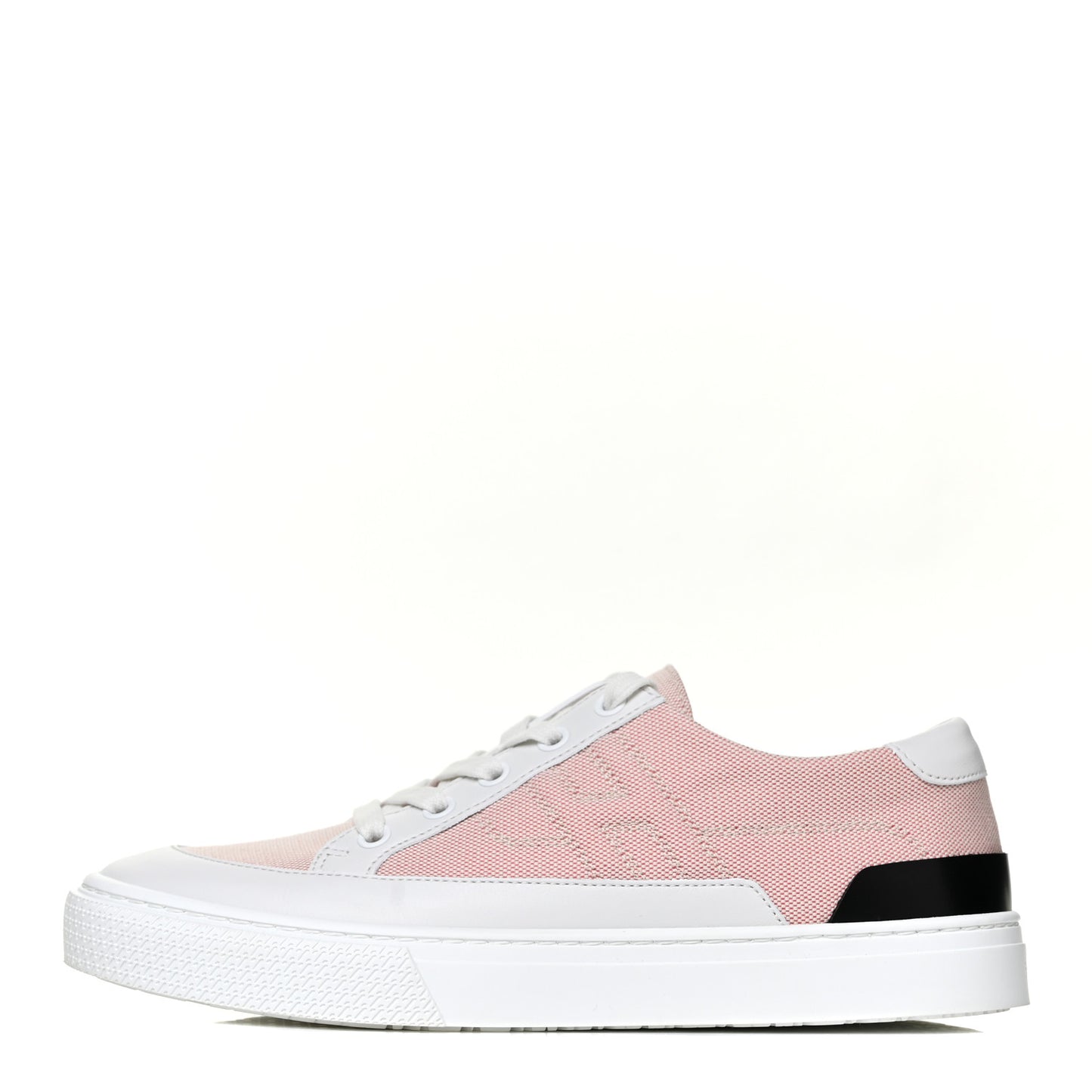 Canvas Calfskin Deep Sneakers 38 Framboise White